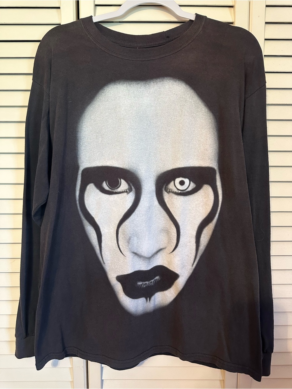 Marilyn Manson Sex is Dead Sun Faded Long Sleeve Tee